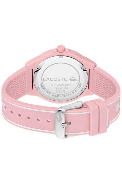 Lacoste Pink Neocroc Plastic/resin Fashion Analogue Quartz Watch - 2001218