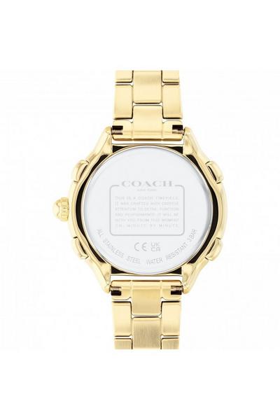 Coach Grey Suzie Gold Plated Stainless Steel Fashion Analogue Watch - 14503904