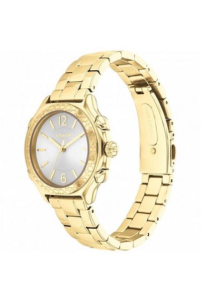 Coach Grey Suzie Gold Plated Stainless Steel Fashion Analogue Watch - 14503904