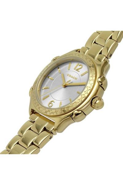 Coach Grey Suzie Gold Plated Stainless Steel Fashion Analogue Watch - 14503904