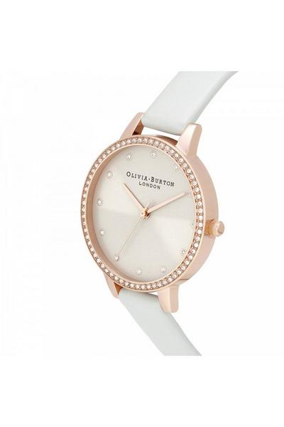 Olivia Burton Pink Demi Blush Sunray Plated Stainless Steel Fashion Watch - Ob16De13