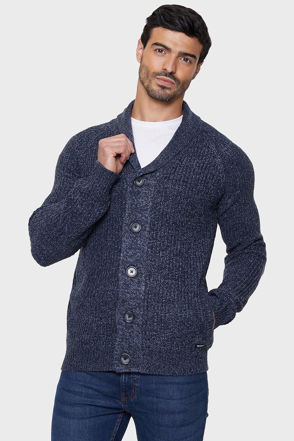 grey men cardigan