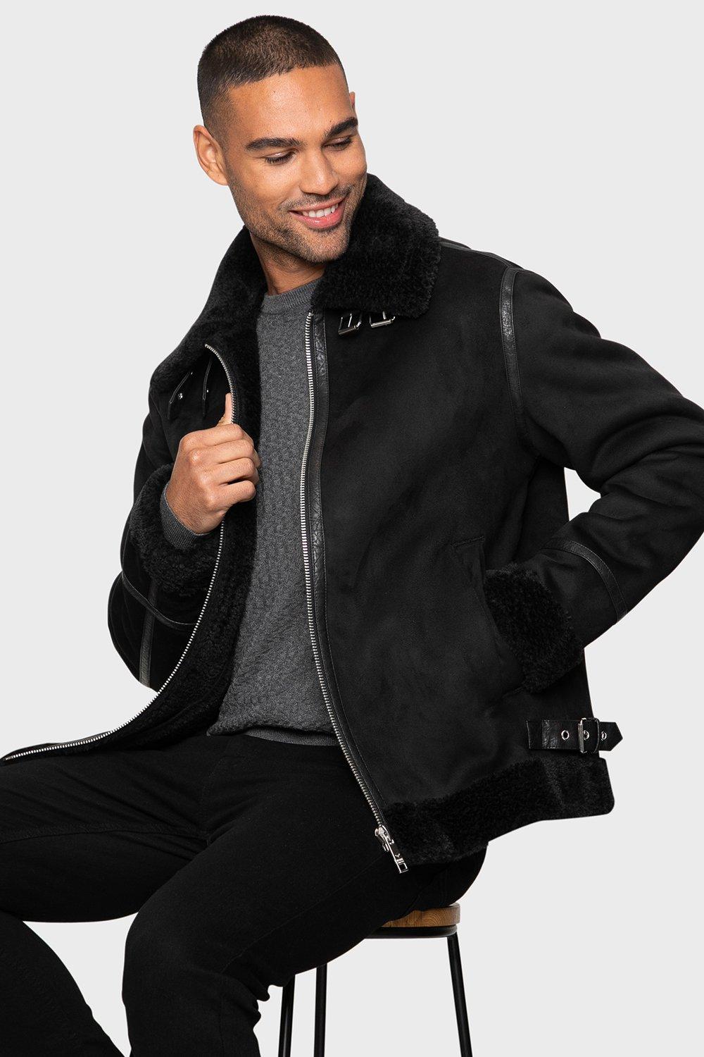 debenhams mens leather jackets