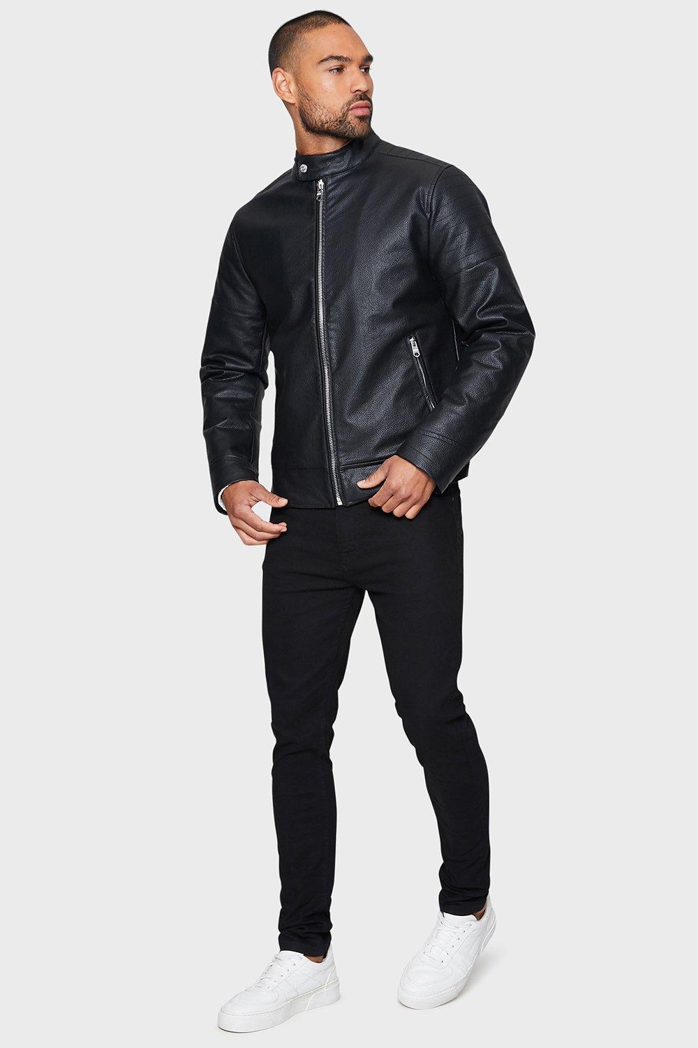 debenhams mens leather jackets