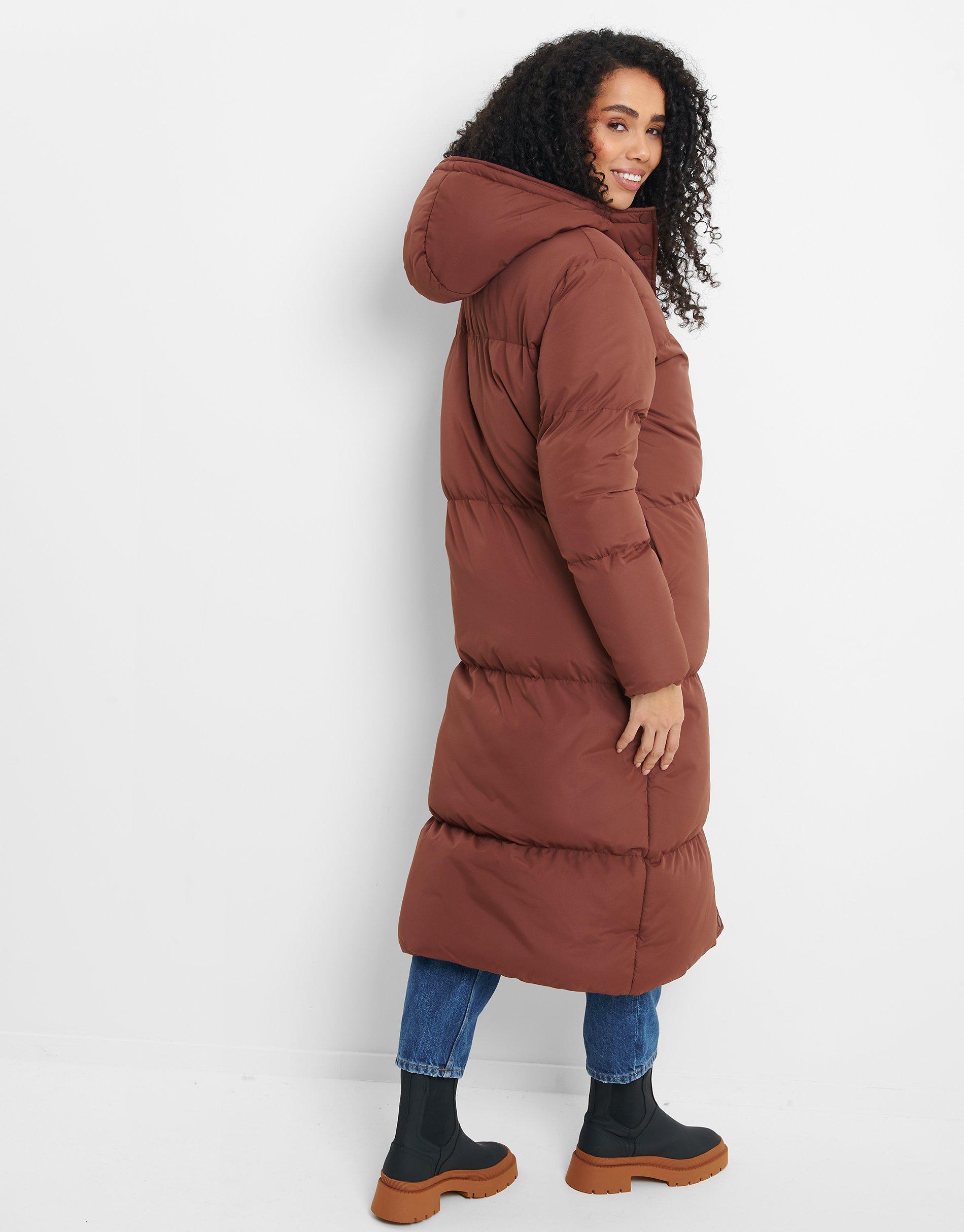 threadbare jodie longline puffer coat