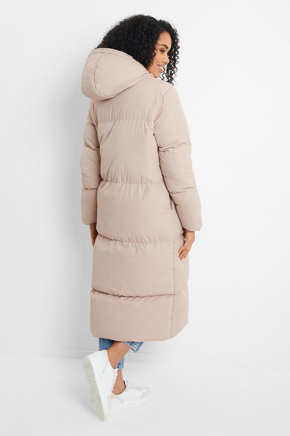Jackets & Coats | 'Jodie' Quilted Puffer Maxi Jacket | Threadbare