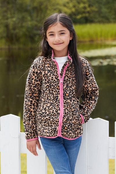 Threadgirls Tan 'Peach' Microfleece Zip Through