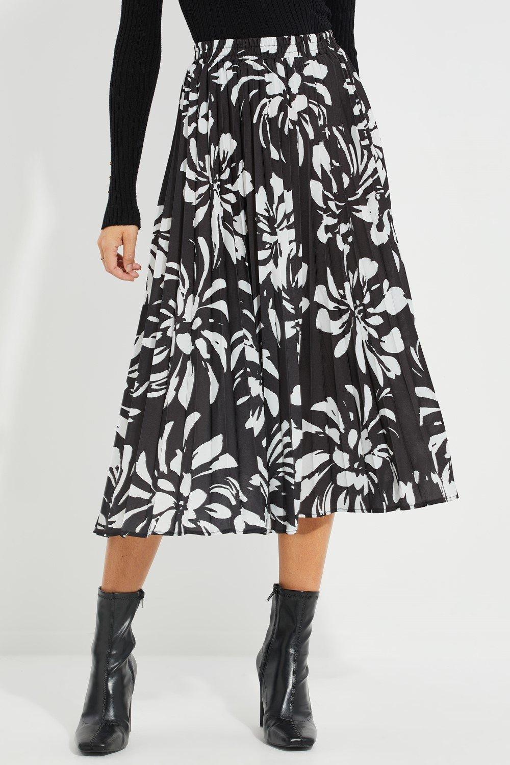 Threadbare 'Umber' Pleated Midi Skirt | Debenhams