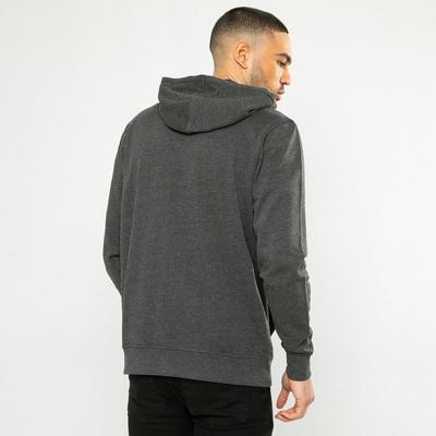 Threadbare Dark Grey Cotton Blend 'Tangerine' Zip Through Hoody
