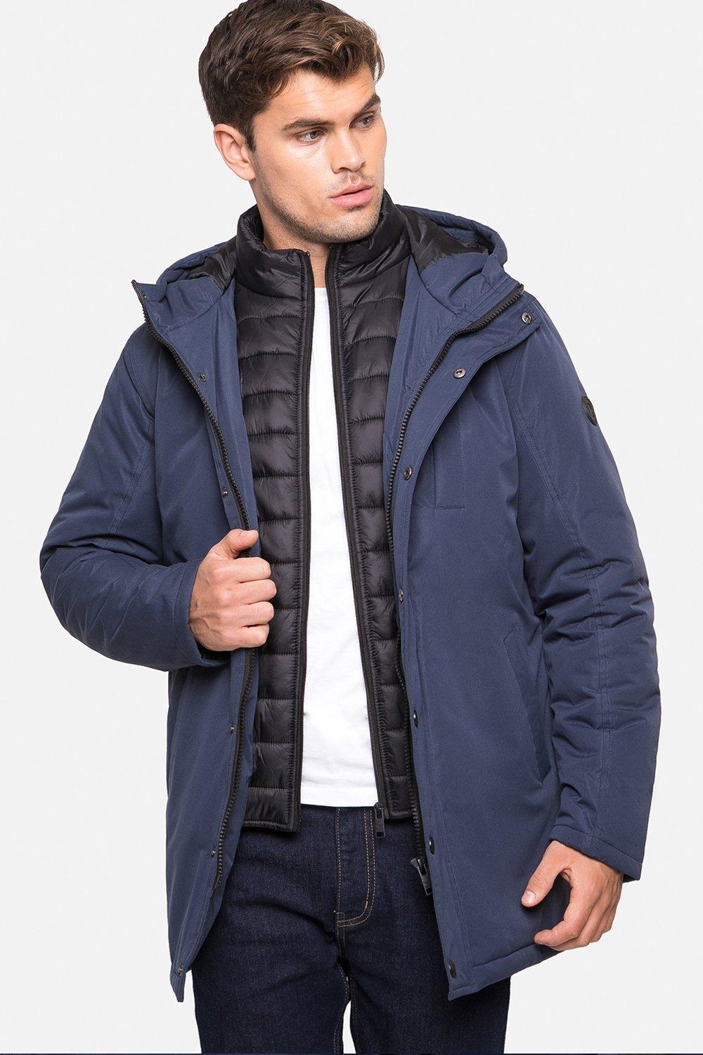Jackets & Coats | 'Galbraith' Showerproof Mock Layer Raincoat | Threadbare