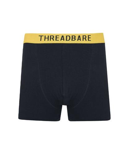 Threadbare Black 7 Pack 'Ivo' Hipster Trunks