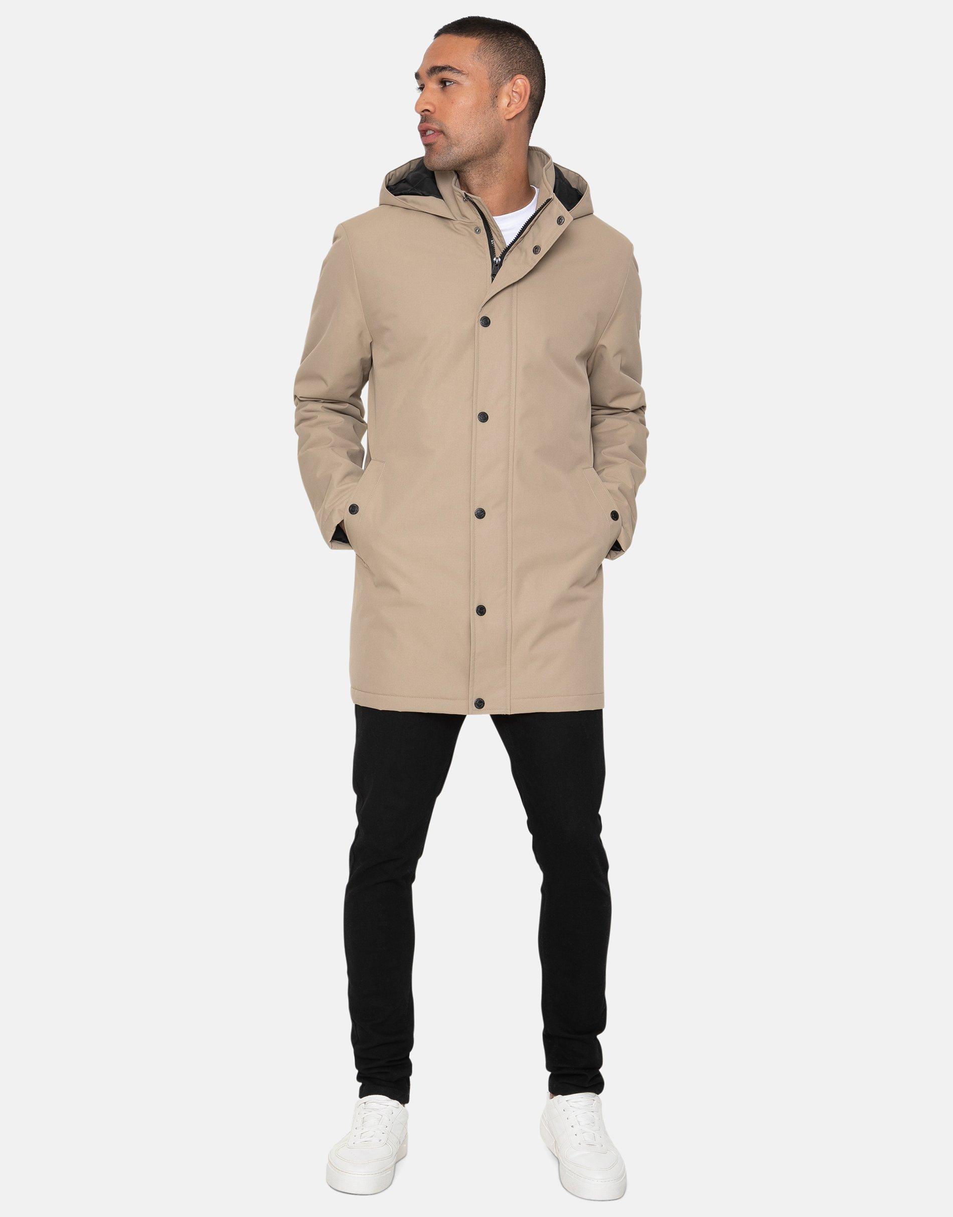 hooded mac mens