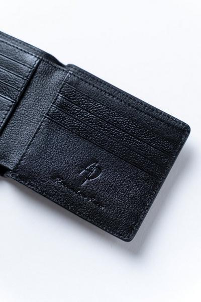 Alexander Pace Black 'Burnsall' Leather Wallet