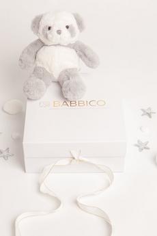 Babbico Light Grey Gift Boxed Parker The Panda Grey & White Soft Toy