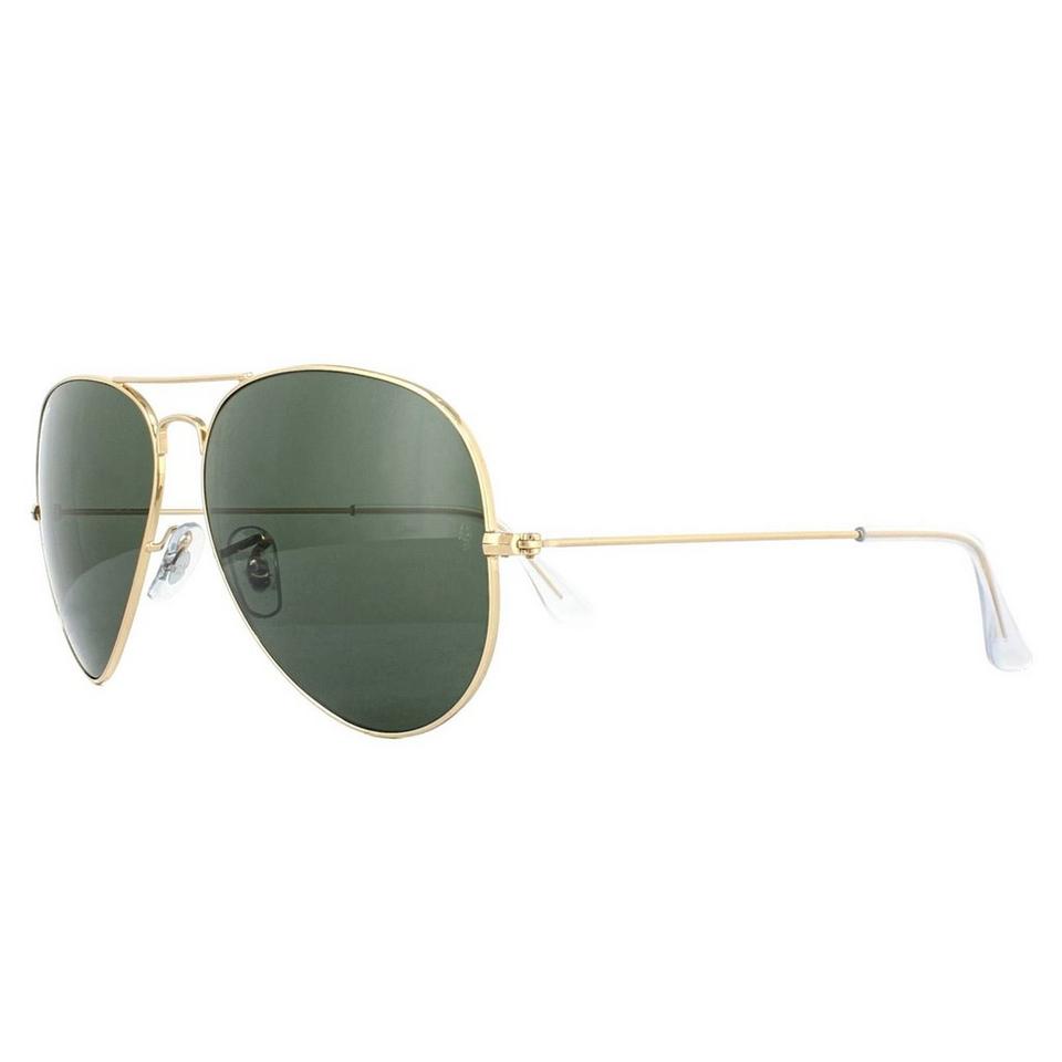 Sunglasses | Aviator Gold Green Sunglasses | Ray-Ban