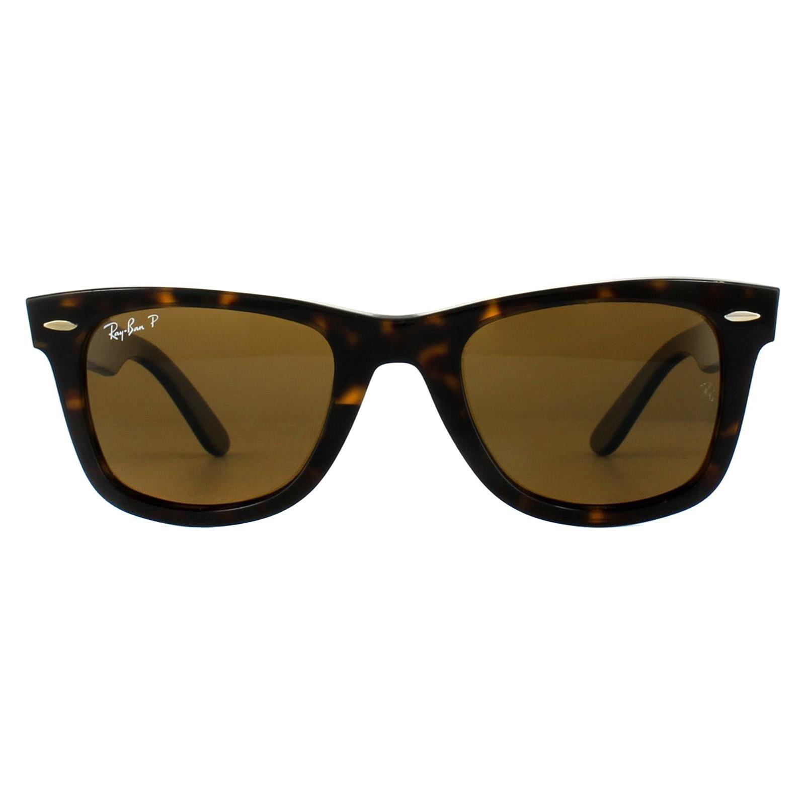 Sunglasses | Rectangle Tortoise Brown Polarized Sunglasses | Ray-Ban