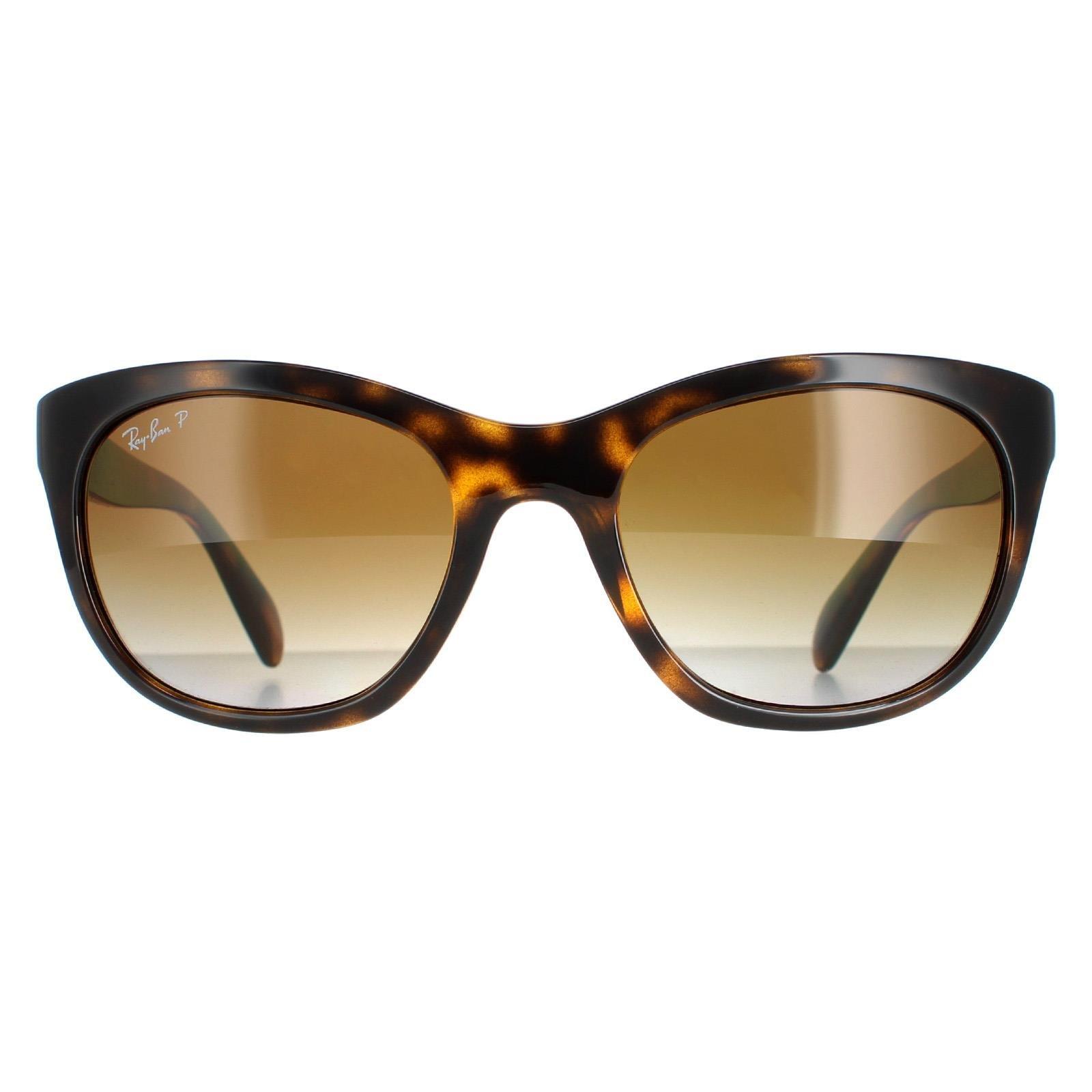 Sunglasses | Cat Eye Tortoise Brown Gradient Polarised RB4216 | Ray-Ban