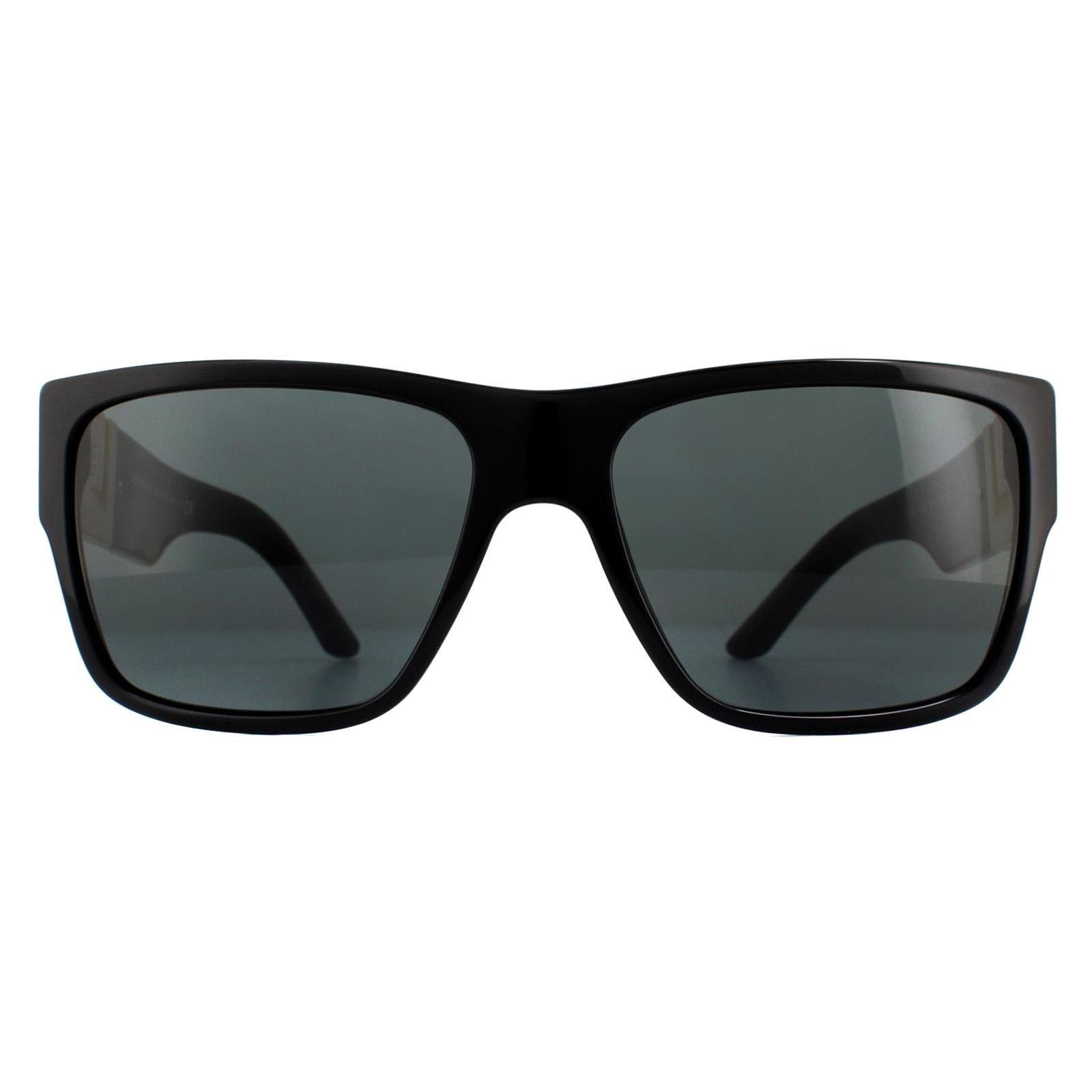 Versace Square Black Grey Sunglasses | Debenhams