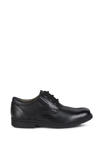 Geox Black 'Jr Federico' Leather Shoes