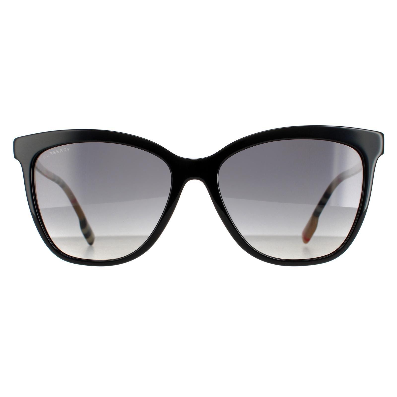 Sunglasses | Square Black Grey Gradient Polarized BE4308 | Burberry