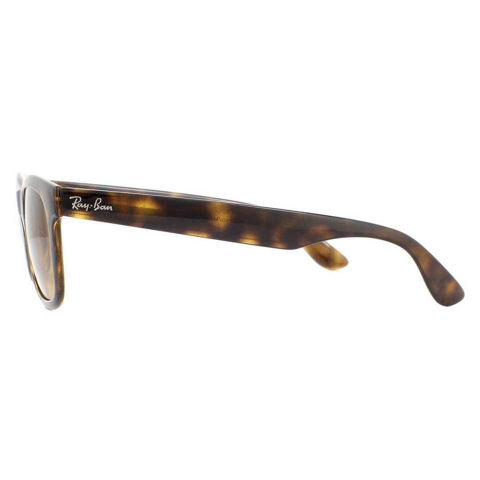 Sunglasses | Square Shiny Havana Brown Gradient Polarized Sunglasses ...