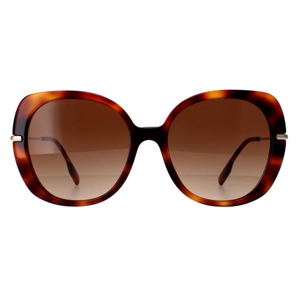 Sunglasses | Round Light Havana Brown Gradient BE4374 | Burberry