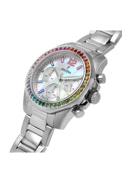 Festina White Stainless Steel Classic Analogue Quartz Watch - F20606/2