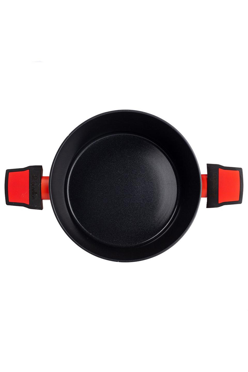 Oven Trays & Dishes | Forged Aluminium Saucepan with Lid 28 x 11.5cm ...
