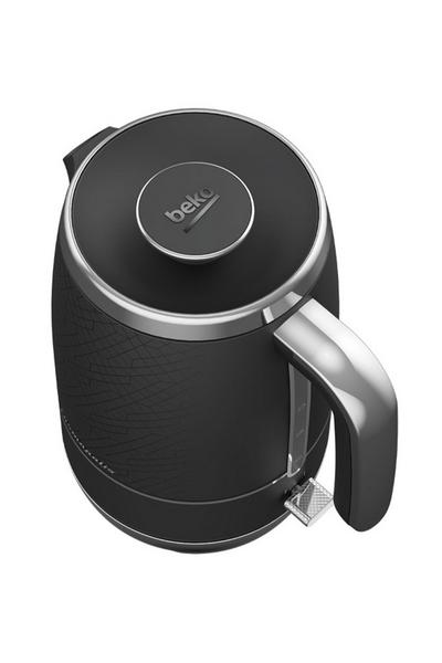 Beko Black 'Cosmopolis' 1.7 Litre Retro Jug Kettle Black & Chrome