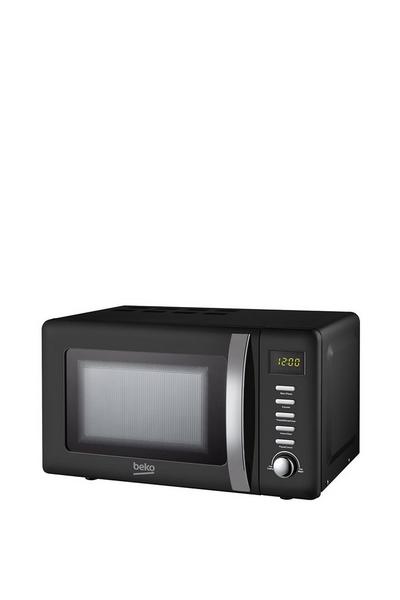 Beko Black 'Retro' 20 Litre Compact Microwave 800 Watt
