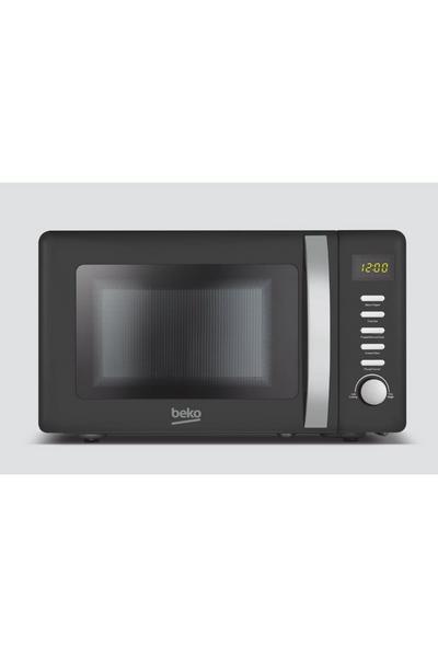Beko Black 'Retro' 20 Litre Compact Microwave 800 Watt