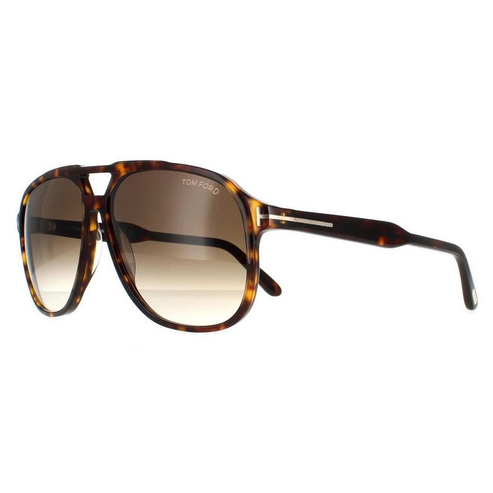 Sunglasses | Aviator Dark Havana Roviex Gradient Raoul FT0753 | Tom Ford