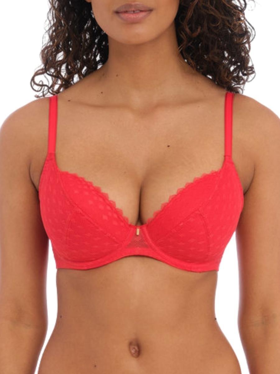 Freya Women's Love Note Underwire High Apex Plunge Bra, Blossom, 28D :  : Clothing, Shoes & Accessories