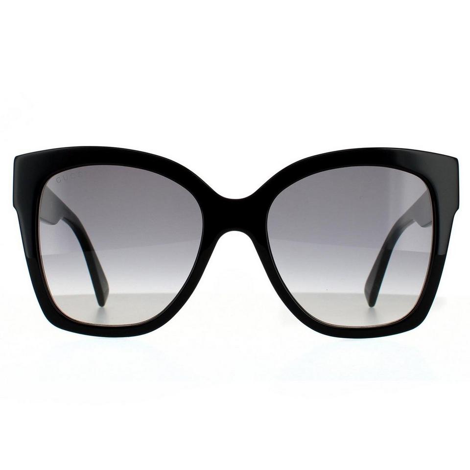 Sunglasses | Square Black Grey Gradient Sunglasses | Gucci
