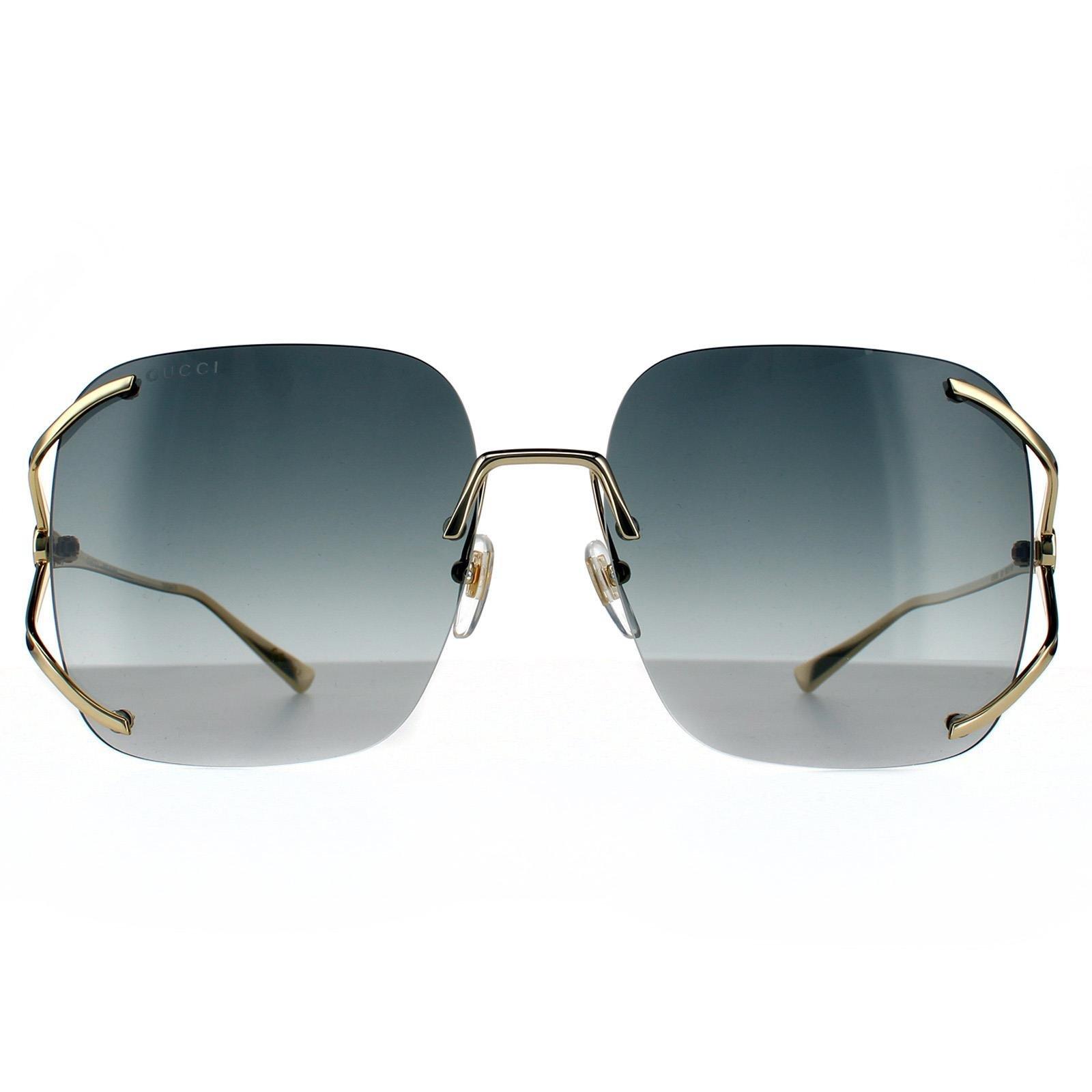 gold gucci shades
