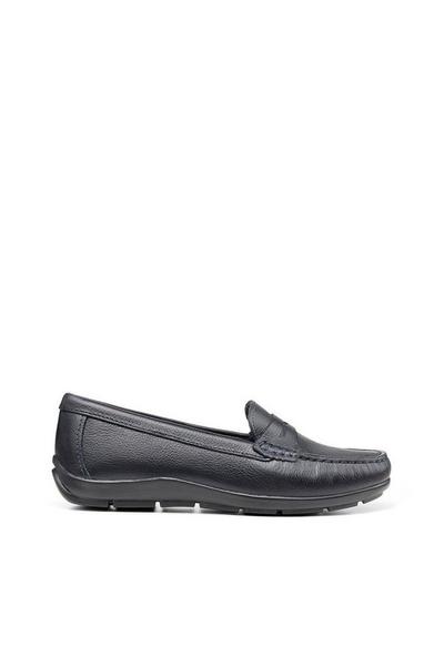 Hotter Navy 'Drift' Penny Loafers
