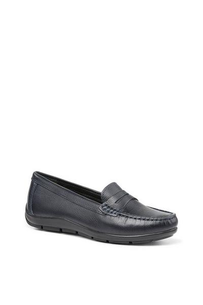 Hotter Navy 'Drift' Penny Loafers