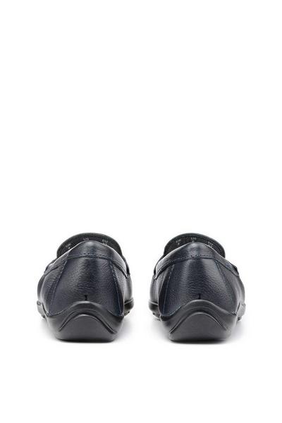 Hotter Navy 'Drift' Penny Loafers