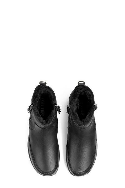 Hotter Black Extra Wide 'Aspen' Ankle Boots