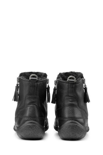 Hotter Black Extra Wide 'Aspen' Ankle Boots