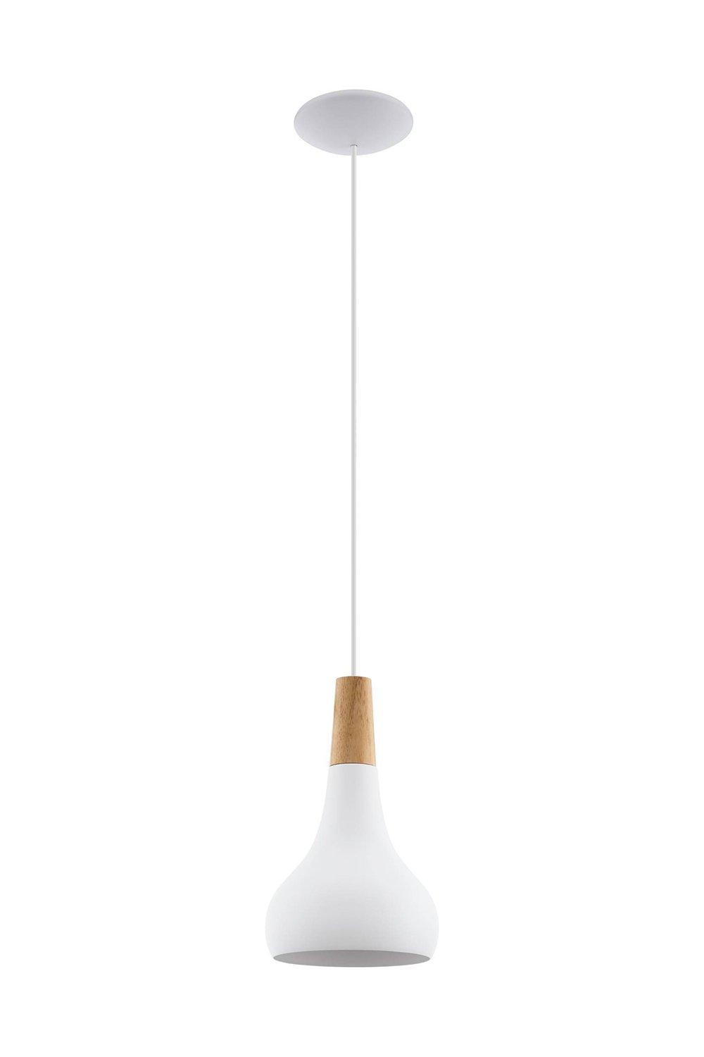 Lighting | Sabinar Steel And Wood Pendant Light | Eglo