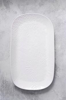Maxwell & Williams White Panama 39cm Oblong White Platter