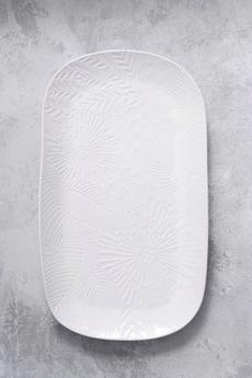 Maxwell & Williams White Panama 39cm Oblong White Platter
