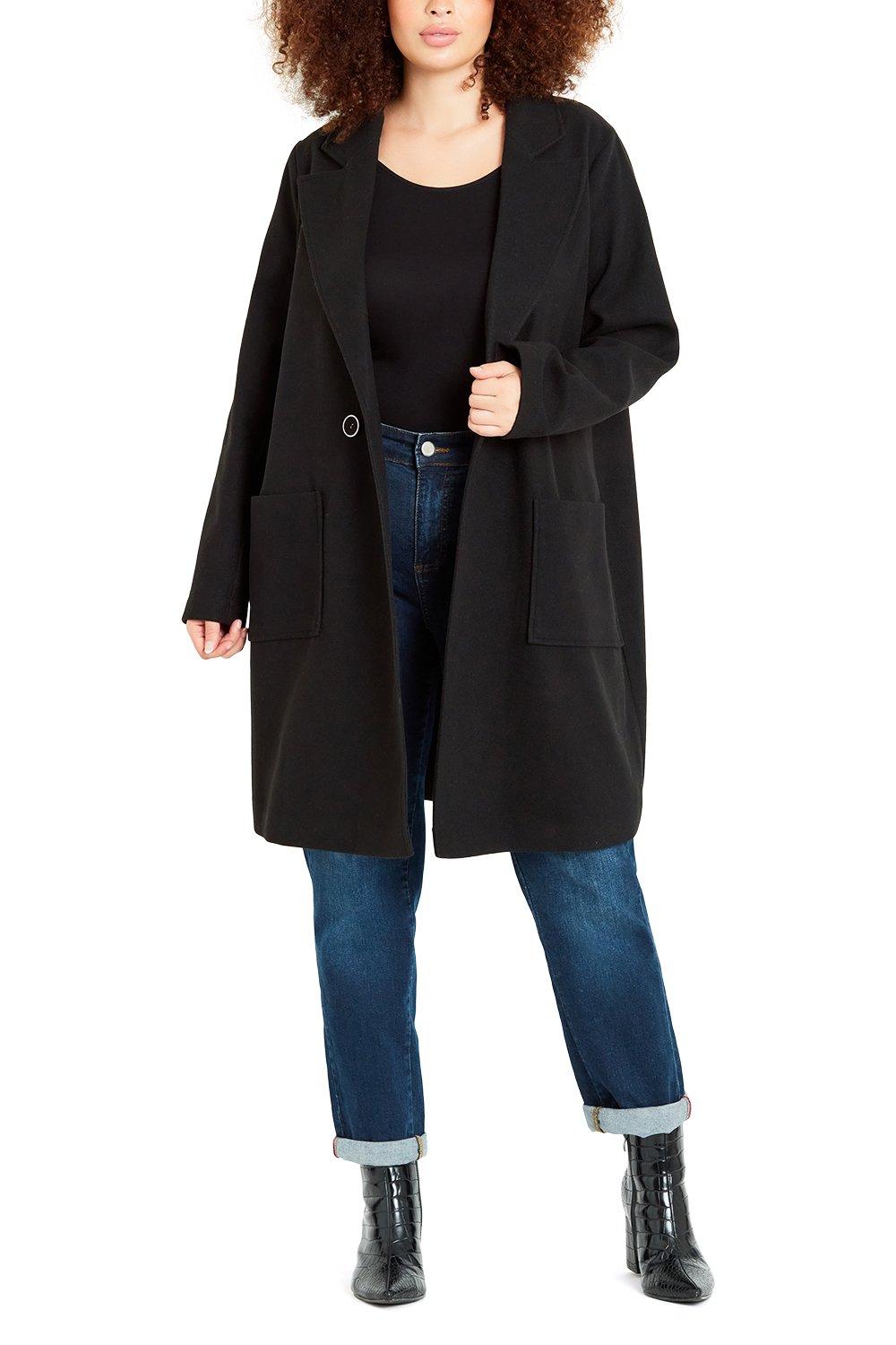 Evans Double Pocket Coat | Debenhams