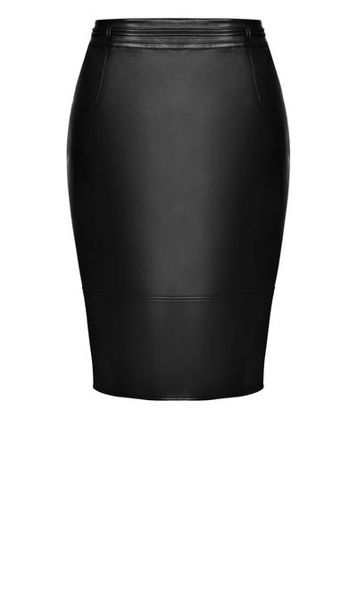 City Chic Black Celine Skirt