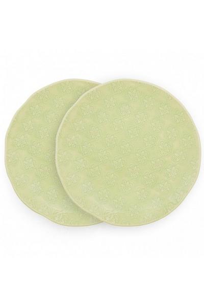 BlissHome Green Nadiya Hussain Set of 4 Side Plates Green