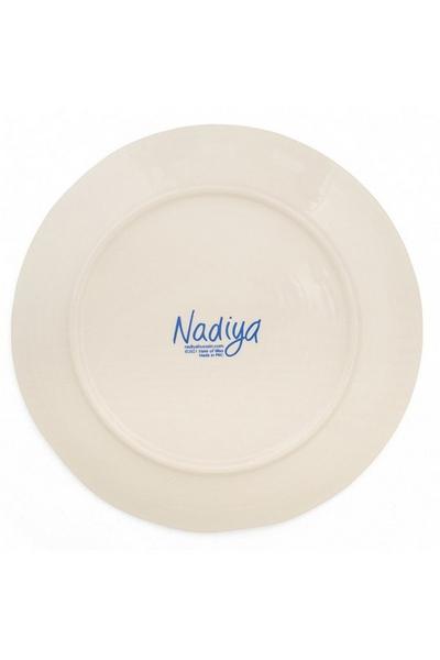 BlissHome Green Nadiya Hussain Set of 4 Side Plates Green