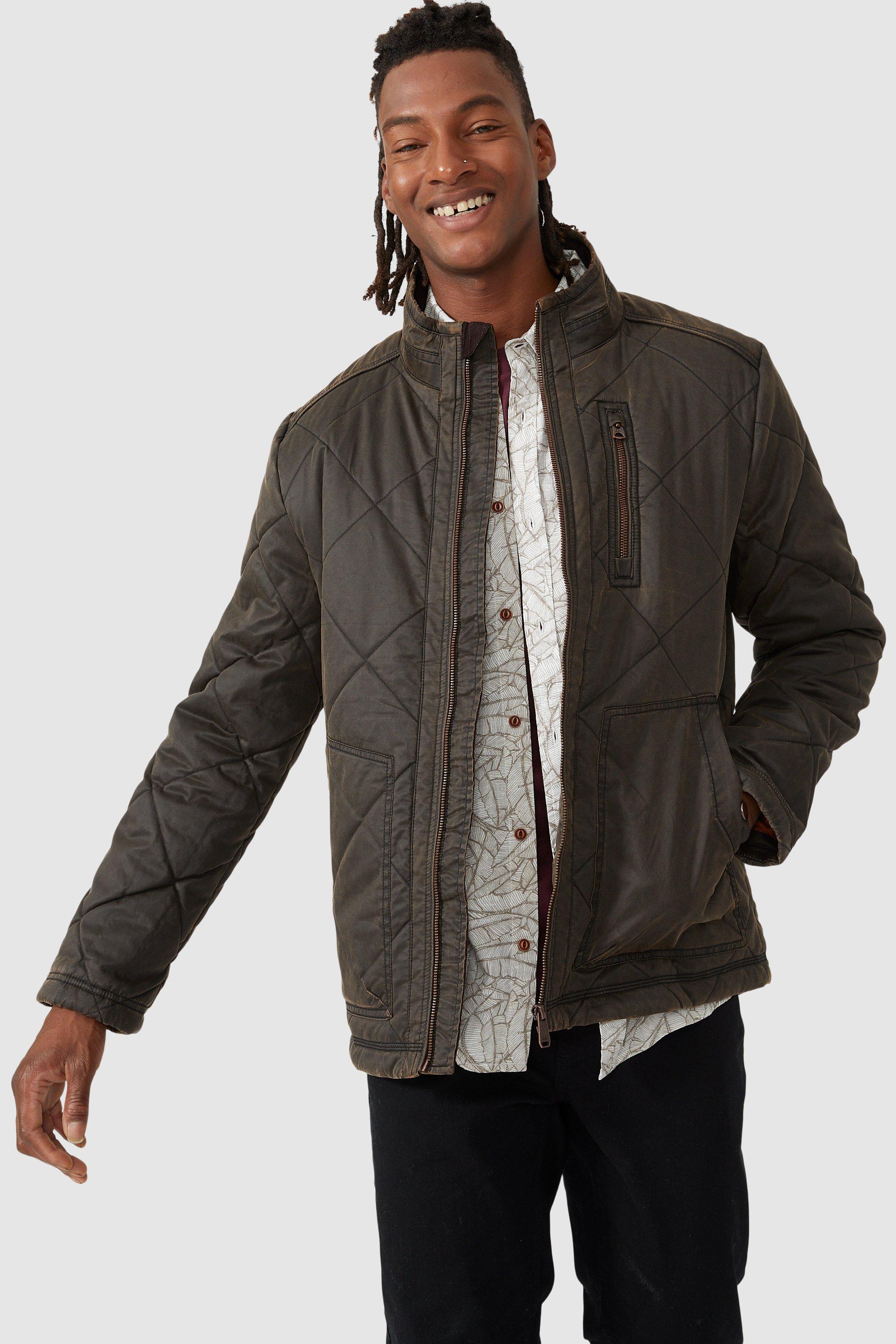 Mantaray Mantaray Waxed Quilt Jacket | Debenhams