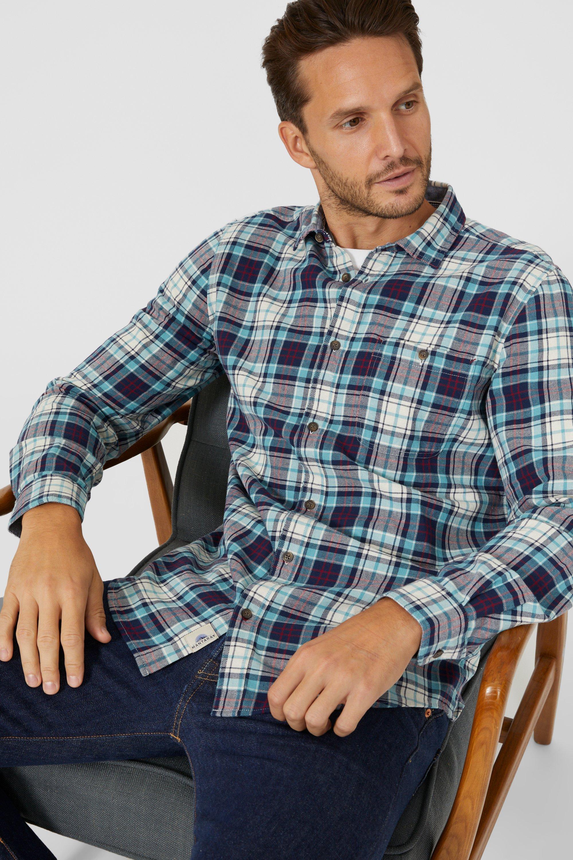 Shirts | Grid Check Shirt | Mantaray