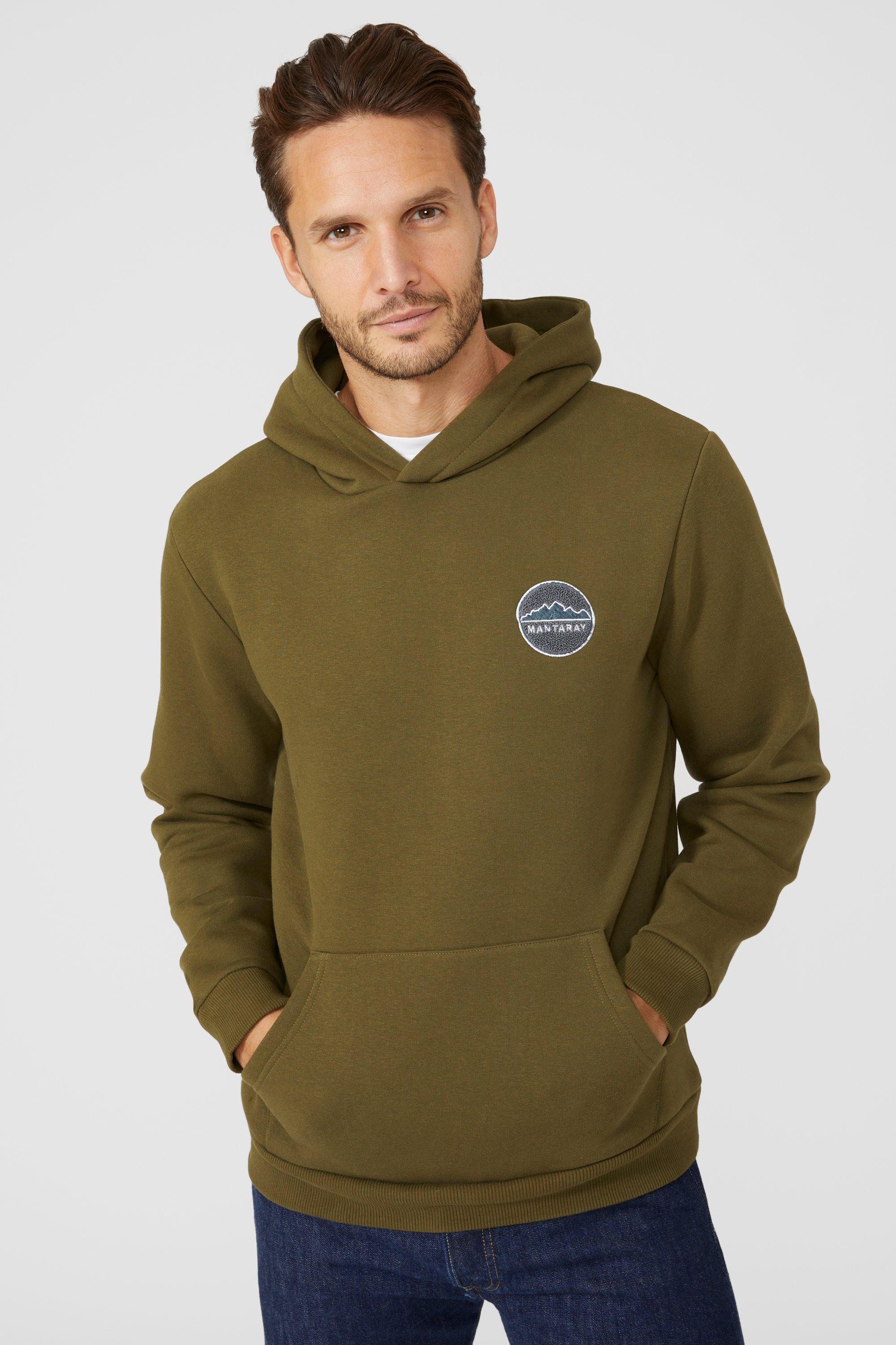 Hoodies & Sweatshirts | Mantaray Badge Hoody | Mantaray